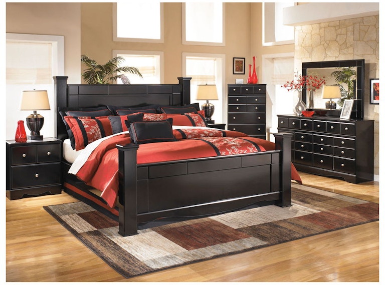 Ashley Shay 6 Piece King Bed Set Portland Or Key Home Furnishings
