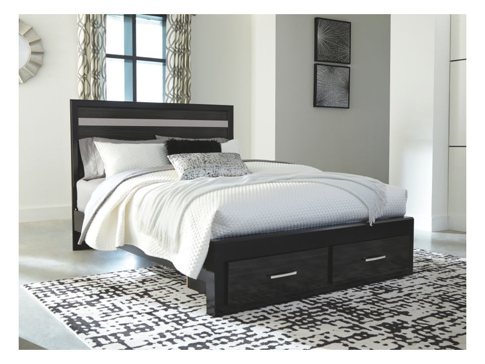 Ashley furniture queen bed outlet frame with storage