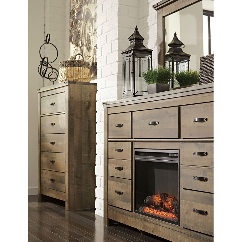 Ashley Trinell Dresser with LED Fireplace Insert B44632W10001
