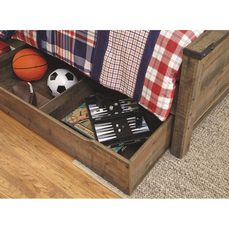 trinell twin trundle bed