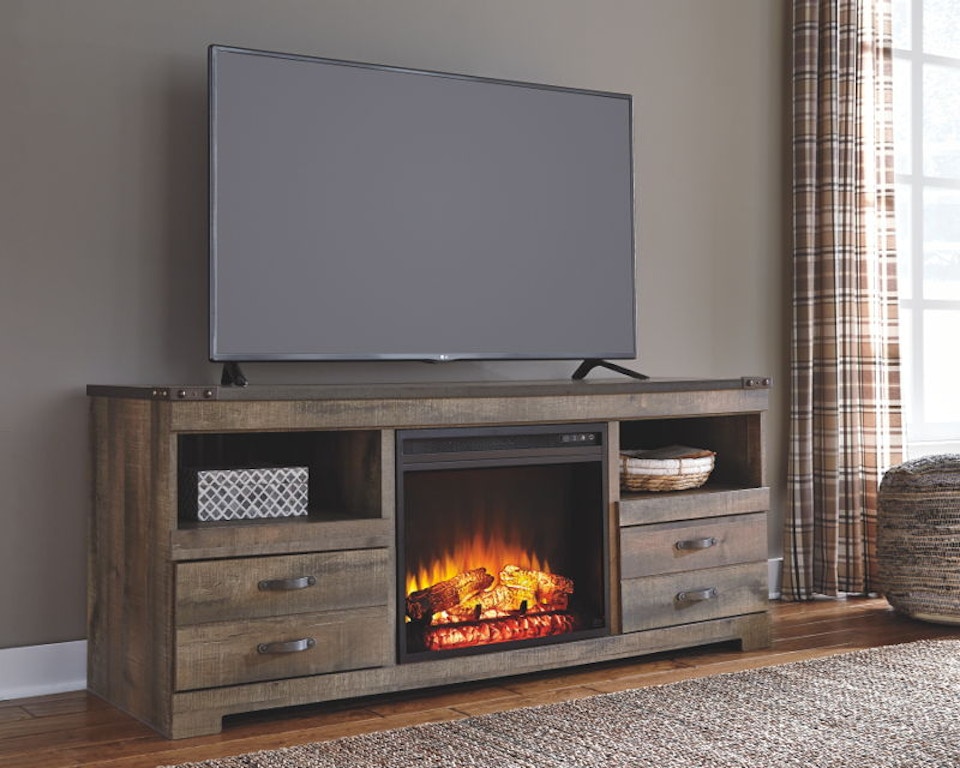 Ashley Trinell LG TV Stand with LED Fireplace W446-68-W100-01 - Portland,  OR | Key Home Furnishings