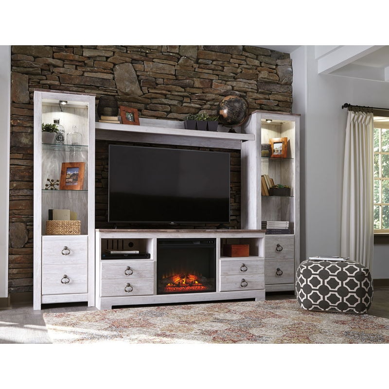 Fireplace wall units store and entertainment centers