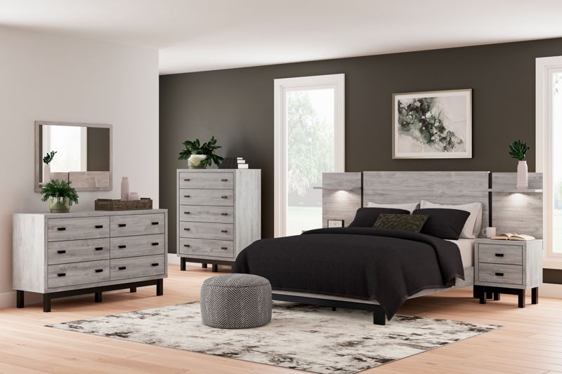 Ashley Vessalli 8 Piece Queen Panel Bed Set B1036-231-36-345-54-57