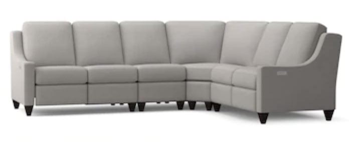 Bassett Magnificent Motion Reclining Fabric Sofa M000-72M - Portland ...