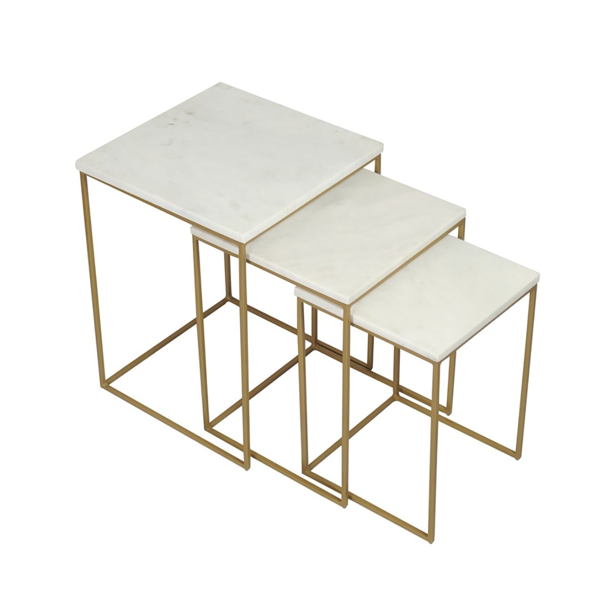 Classic Home Accent Tables Marble Set of 3 51011474