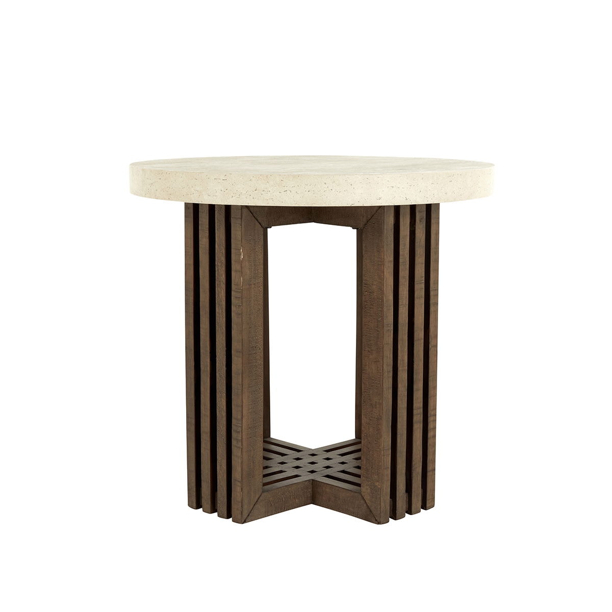 Classic Home Clair Round End Table
