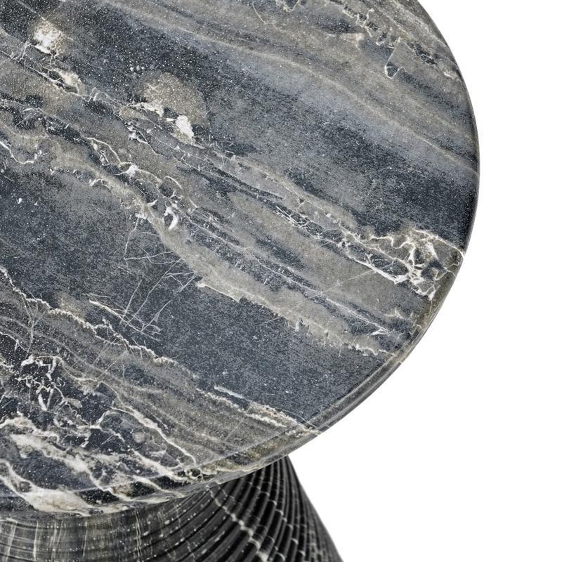 Classic Home Outdoor Concrete Accent Table - Thumbnail 3