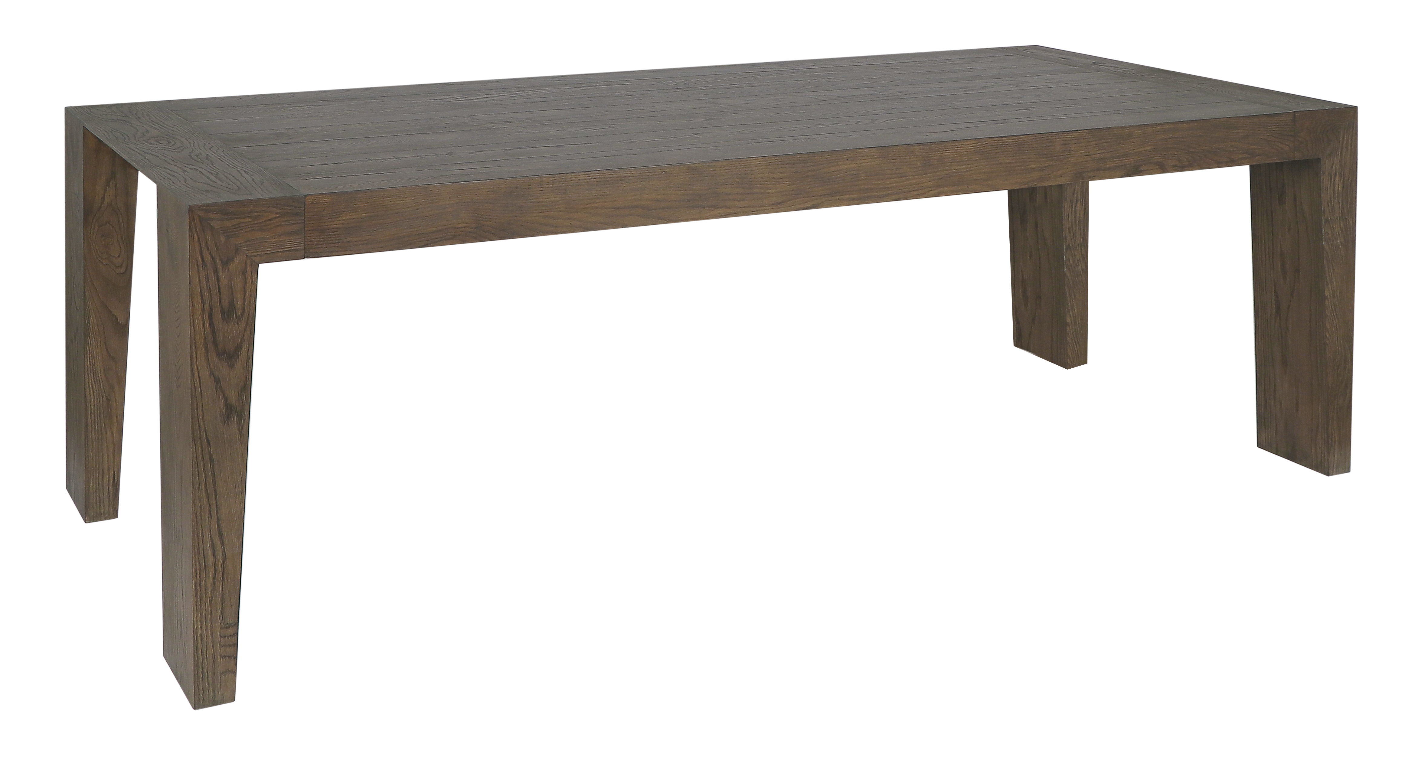 Troy Suede Brown Dining Table