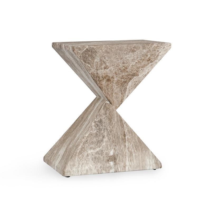 Classic Home Outdoor Concrete Accent Table