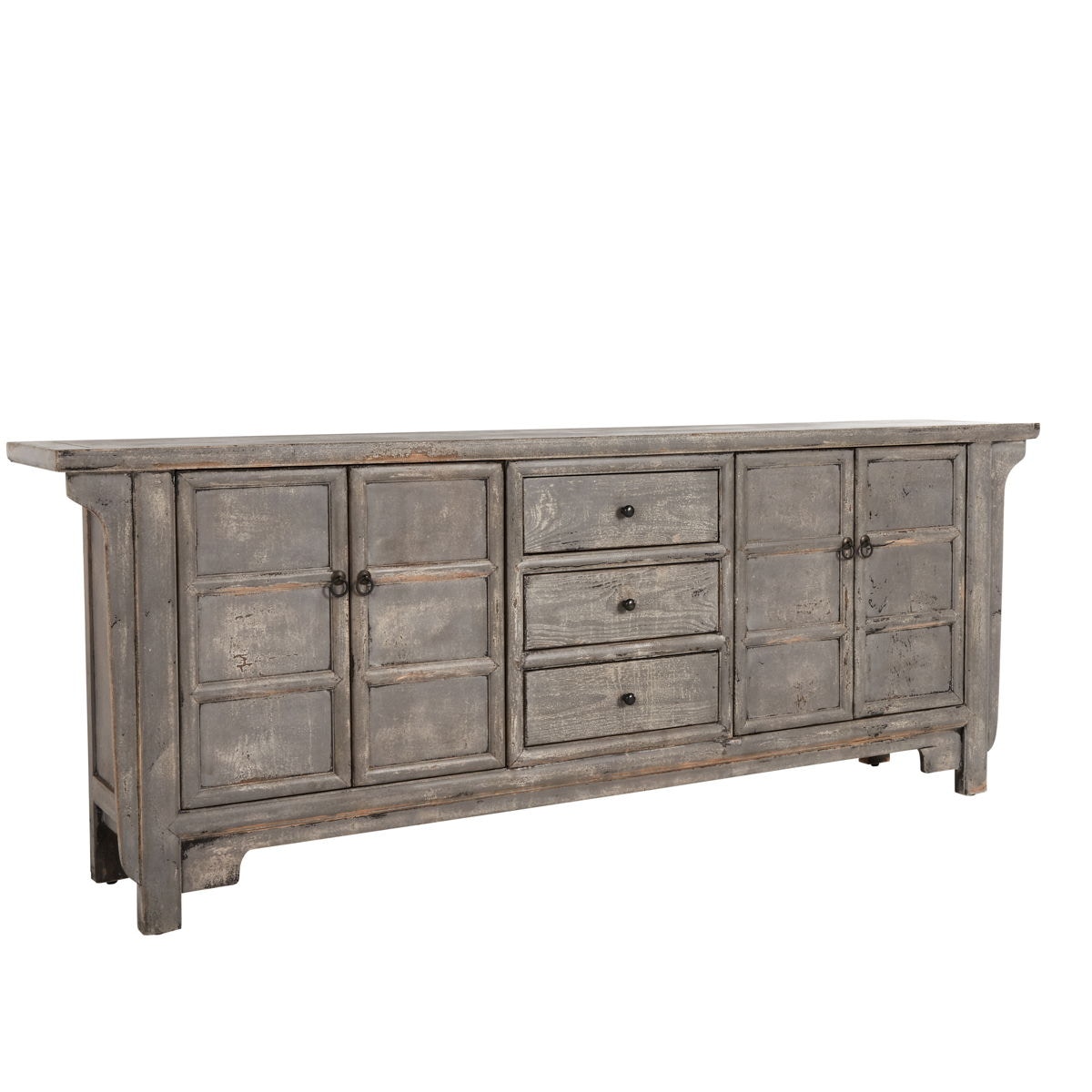 Classic Home Crafton 3 Drawer 4 Door Sideboard - Thumbnail 3