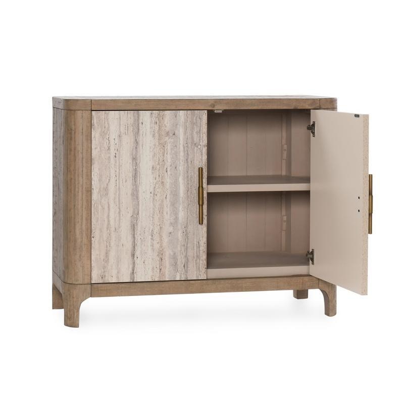 Classic Home Reclaimed Pine/Laminate 2 Door Cabinet - Thumbnail 3