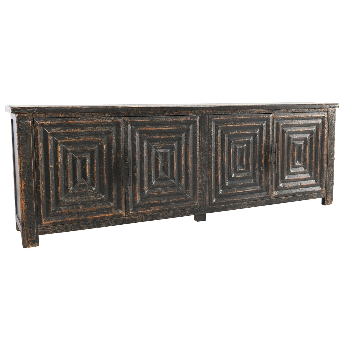 Classic Home Weston 4 Door Sideboard - Thumbnail 2
