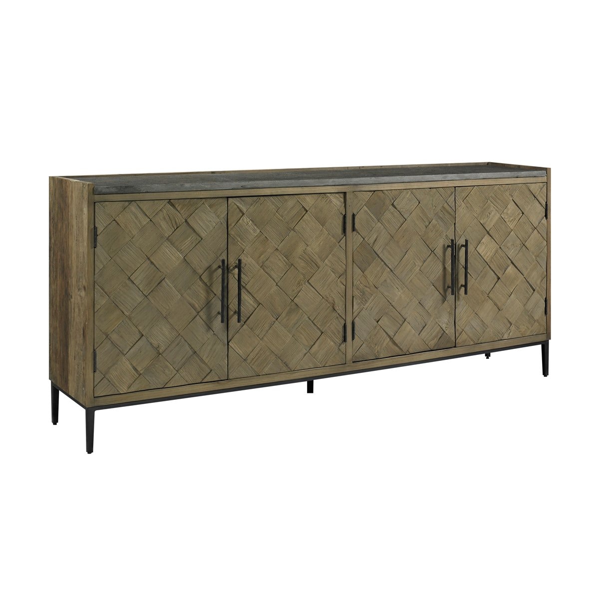 Classic Home Garen 4 Door Sideboard - Thumbnail 3