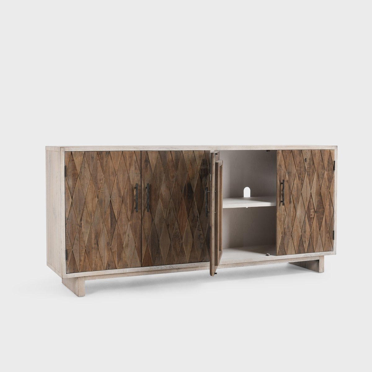 Classic Home Lantz 4 Door Sideboard - Thumbnail 2