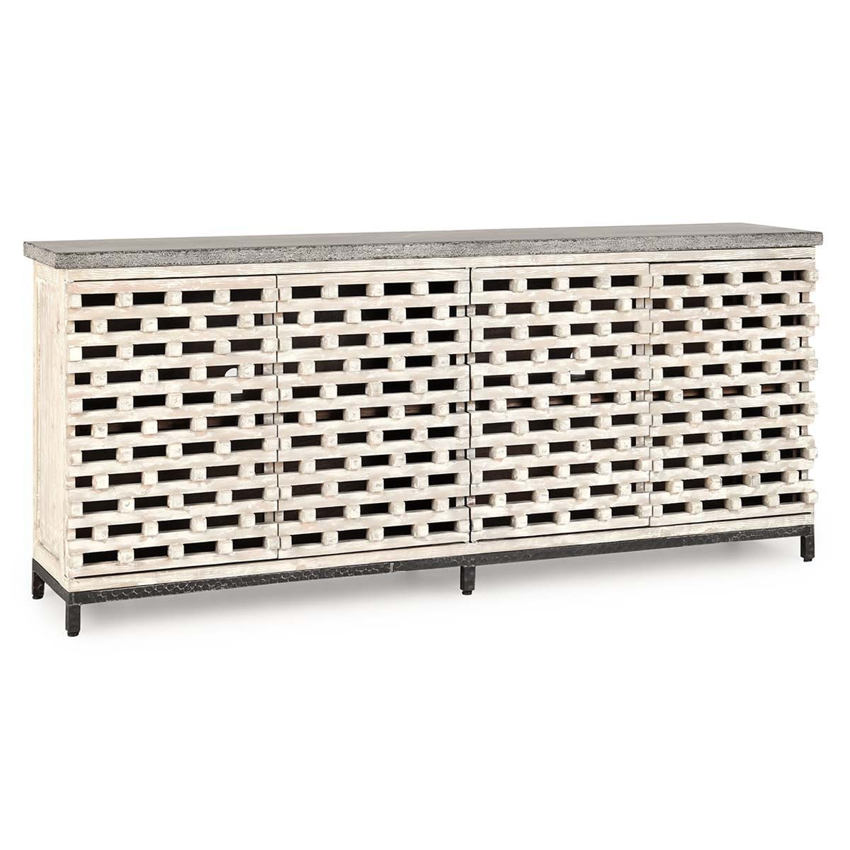 Classic Home Libbit 4 Drawer 4 Door Sideboard - Thumbnail 4