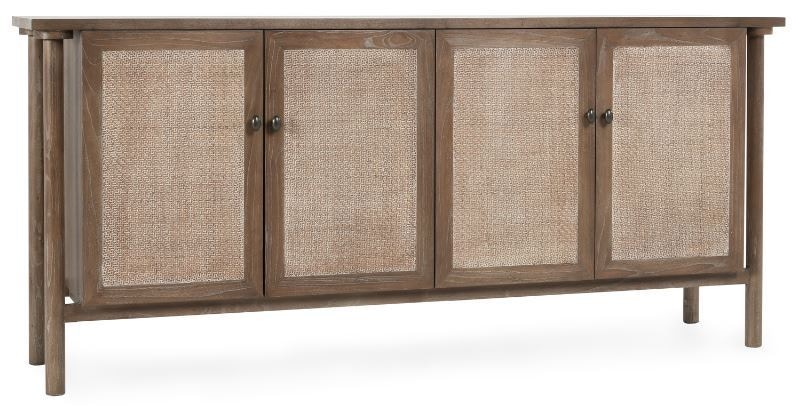 Classic Home Pine Wood 4 Door Cabinet