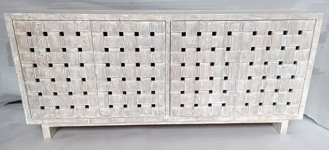 Classic Home Pine Wood 4 Door Cabinet 52004703