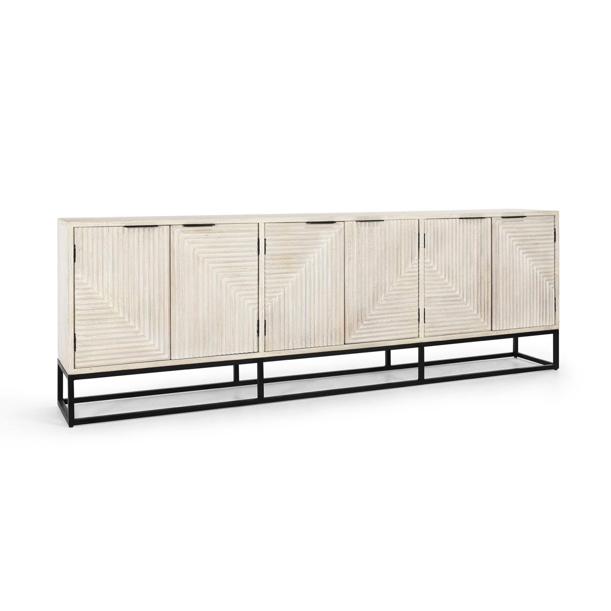 Classic Home Vally 6-Door Sideboard Buffet - Thumbnail 5