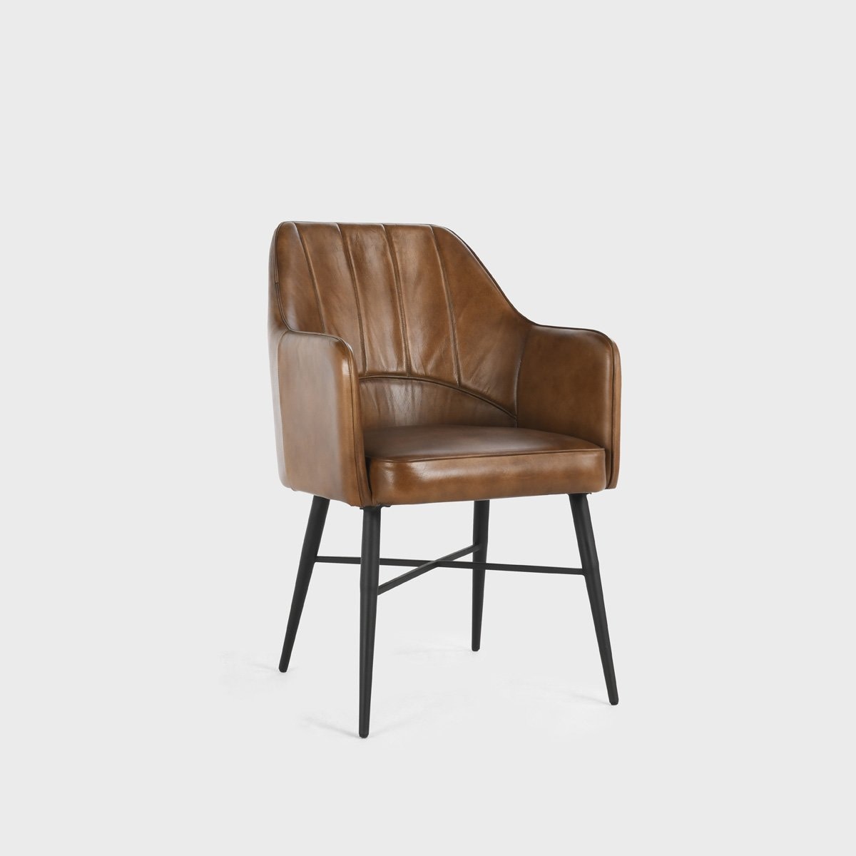 Classic leather dining online chairs