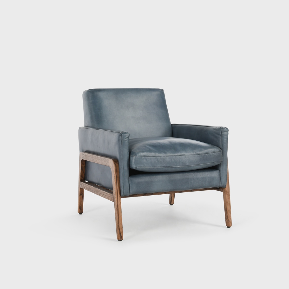 Artisan blue accent outlet chair