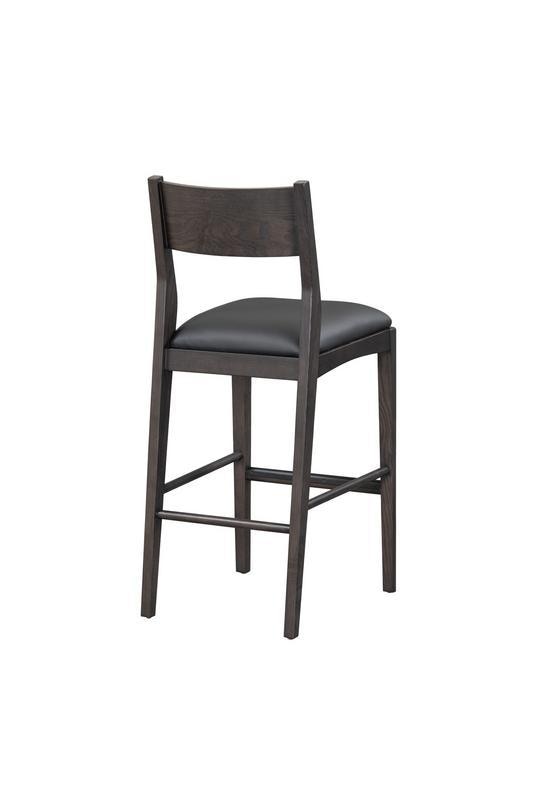 Classic Home Rooney 30in Top Grain Leather Bar Stool - Thumbnail 3