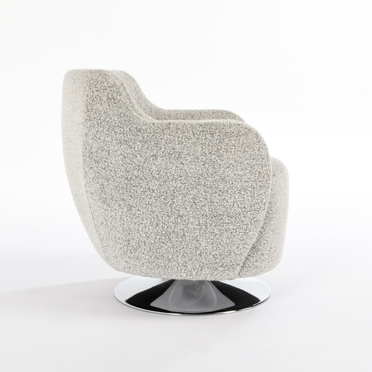 Classic Home Leslie Swivel Accent Chair - Thumbnail 3