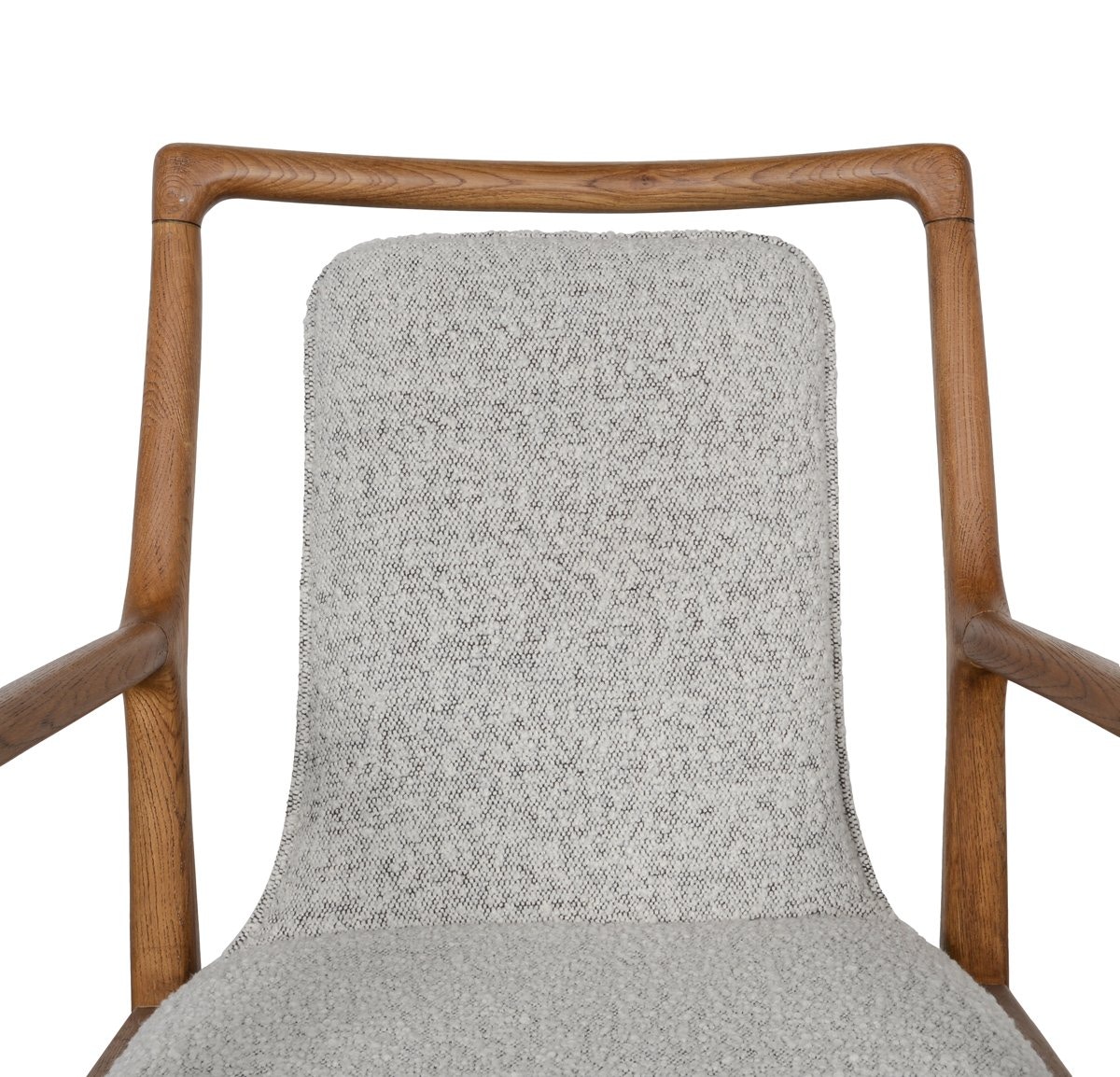 Classic Home Sanders Upholstered Dining Arm Chair - Thumbnail 4