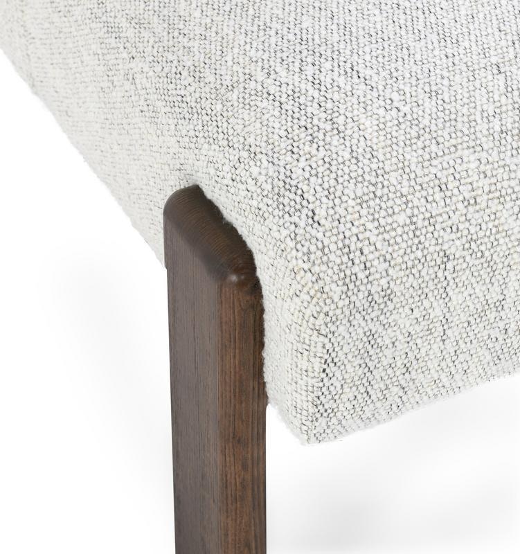 Classic Home Chelsea Upholstered/Wood Dining Chair - Thumbnail 2