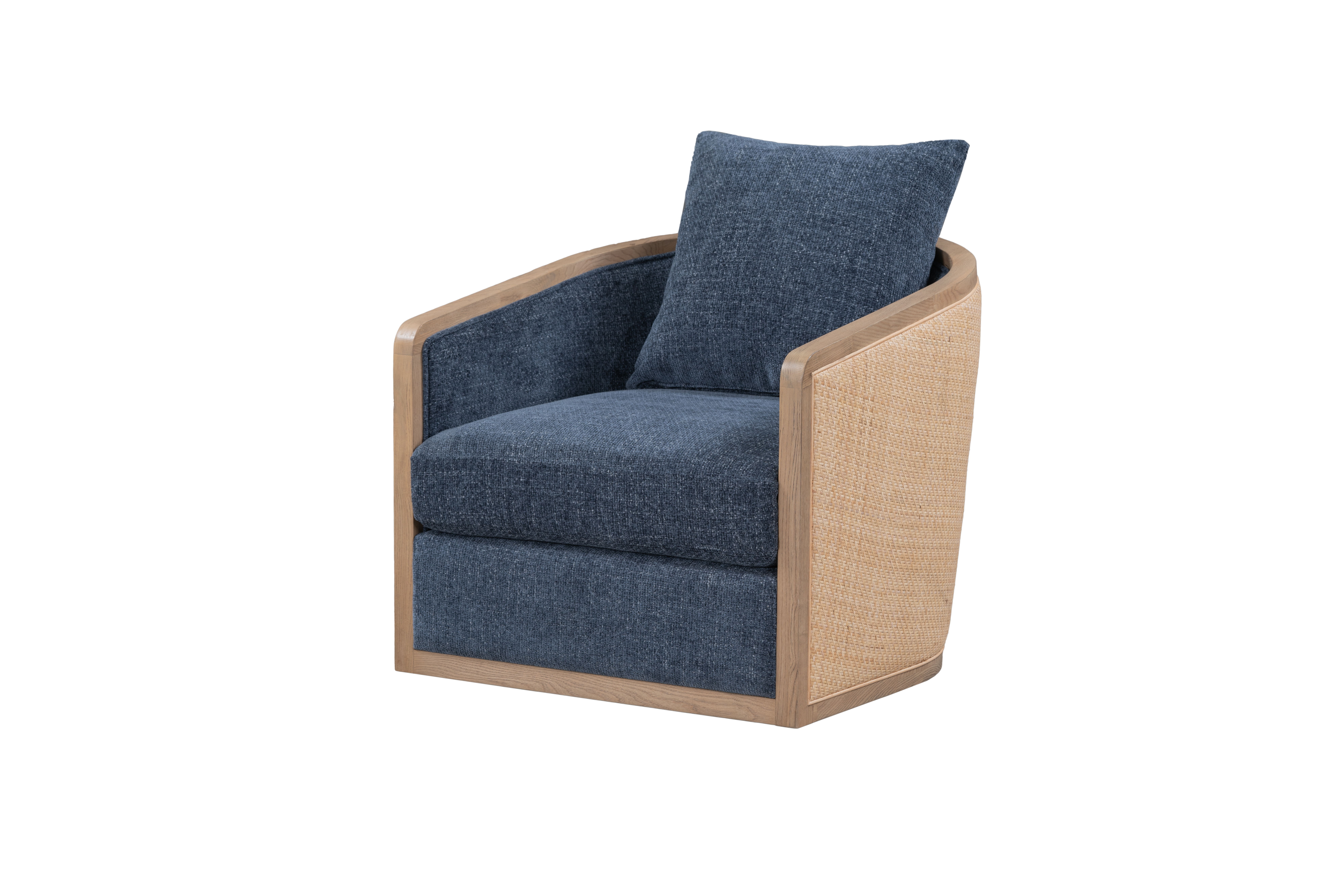 Classic Home Bahama Swivel Accent Chair - Thumbnail 2