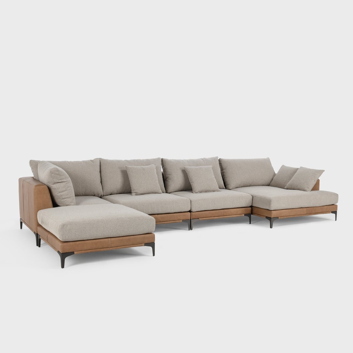 Classic Home Sullivan 5pc Sectional - Thumbnail 4