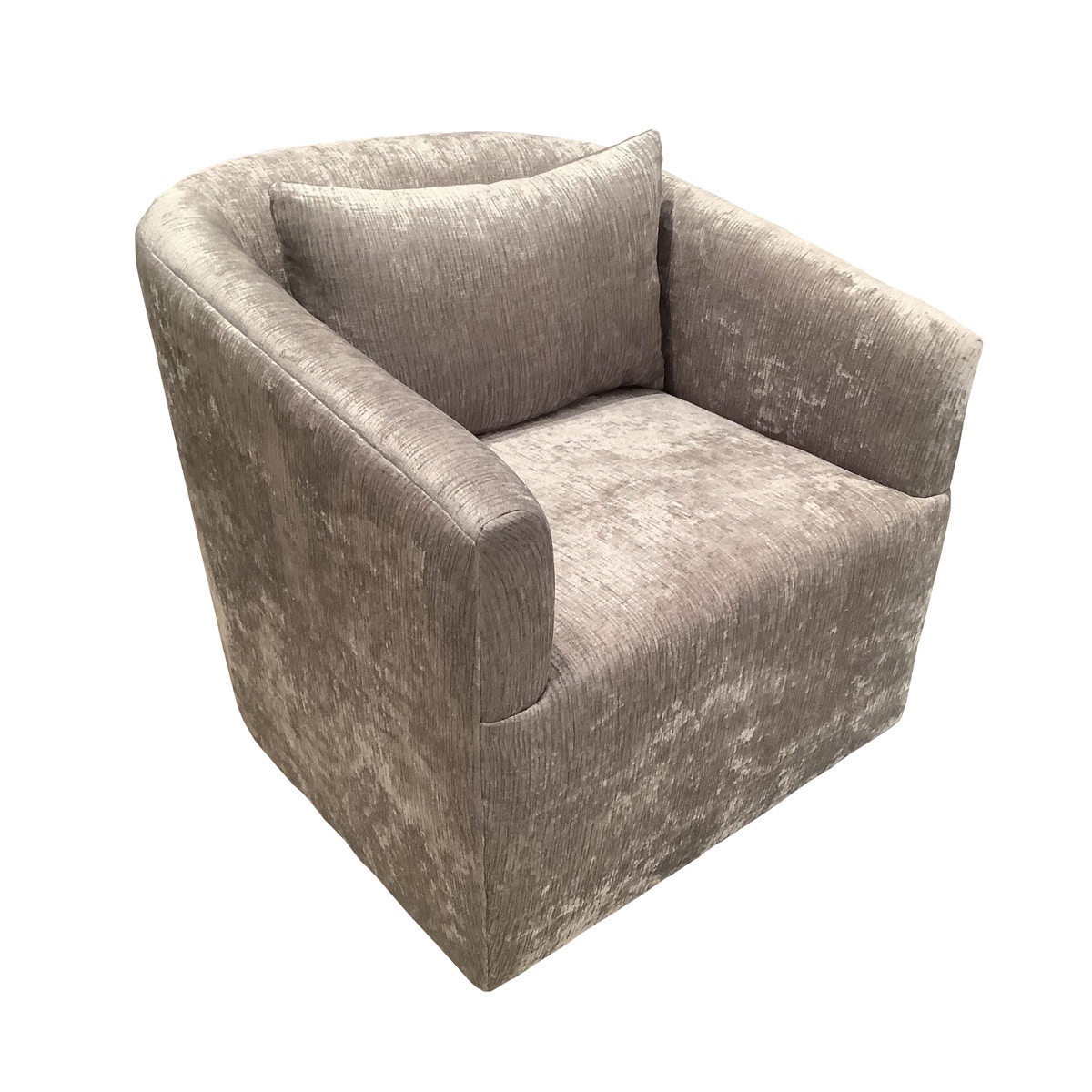 Classic Home Marina Swivel Accent Chair - Thumbnail 2