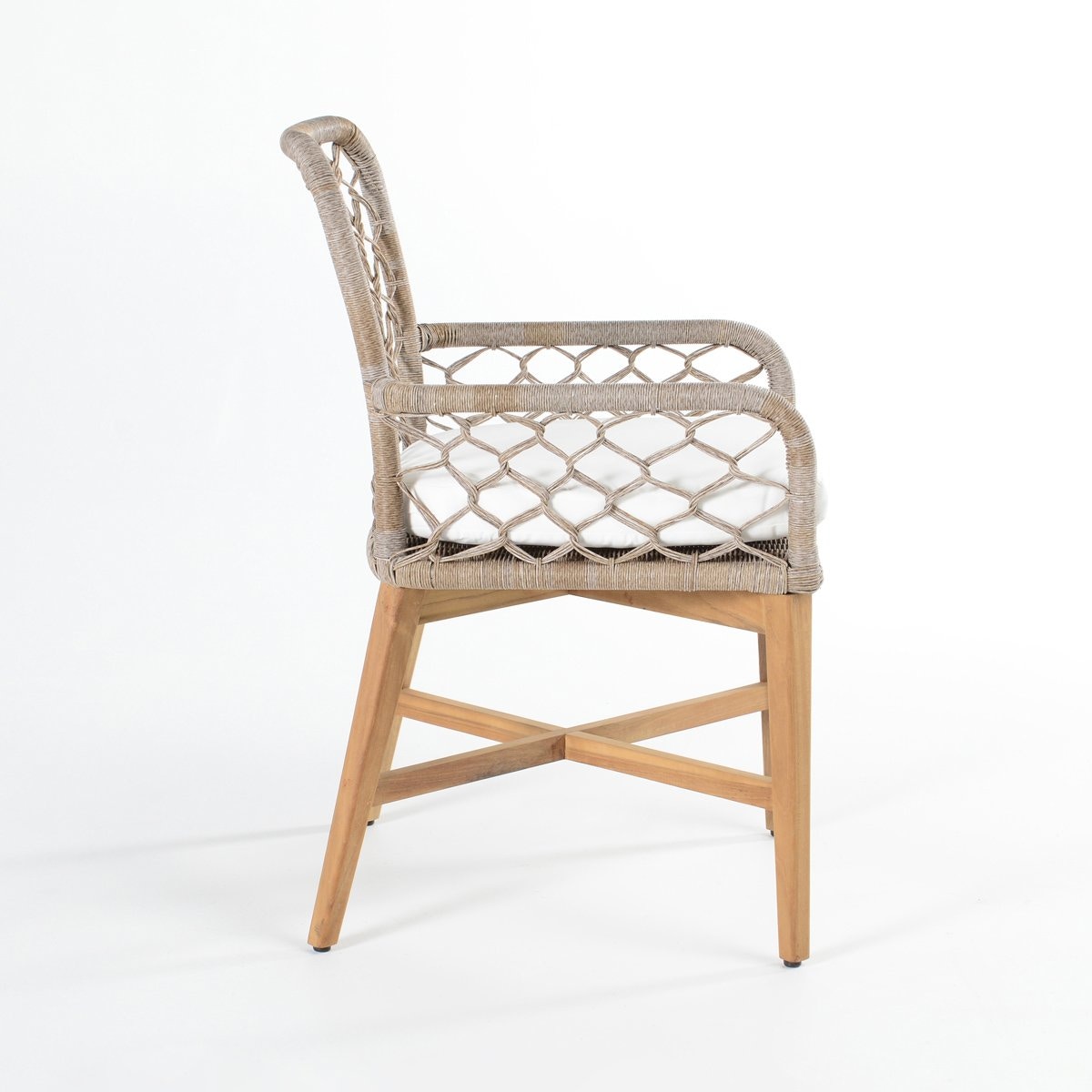 Classic Home Paulo Outdoor Dining Chair - Thumbnail 3