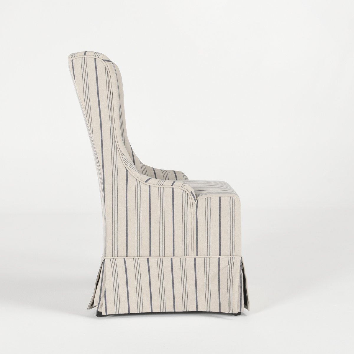 Classic Home Melrose Wingback Upholstered Dining Chair - Thumbnail 4