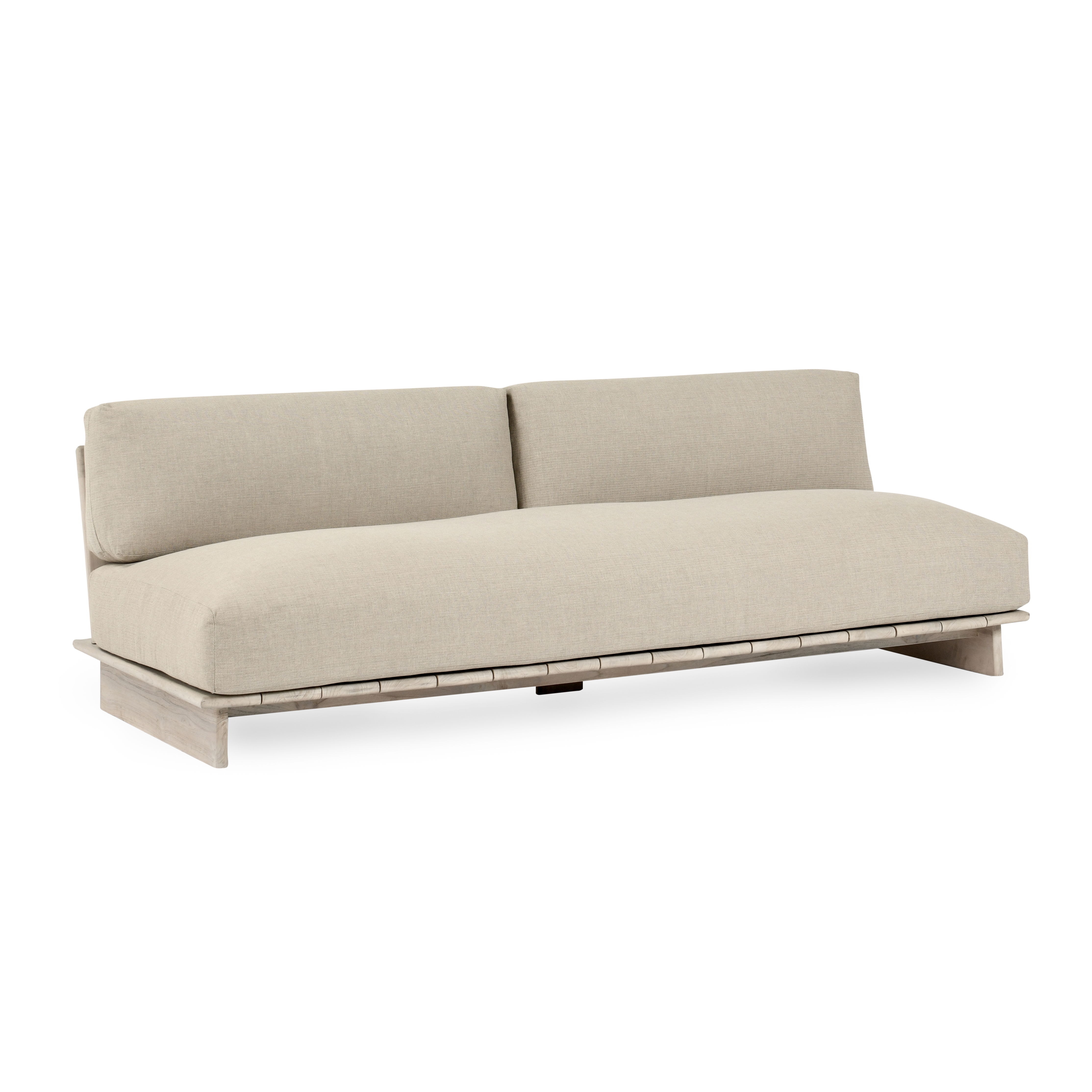 Classic Home Livia Teak Outdoor Sofa