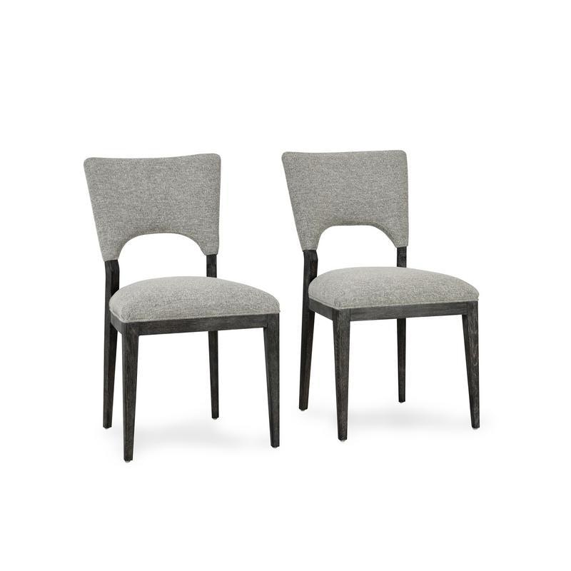 Classic Home Mitchel Upholstered Fabric Dining Chair Gray - Thumbnail 5