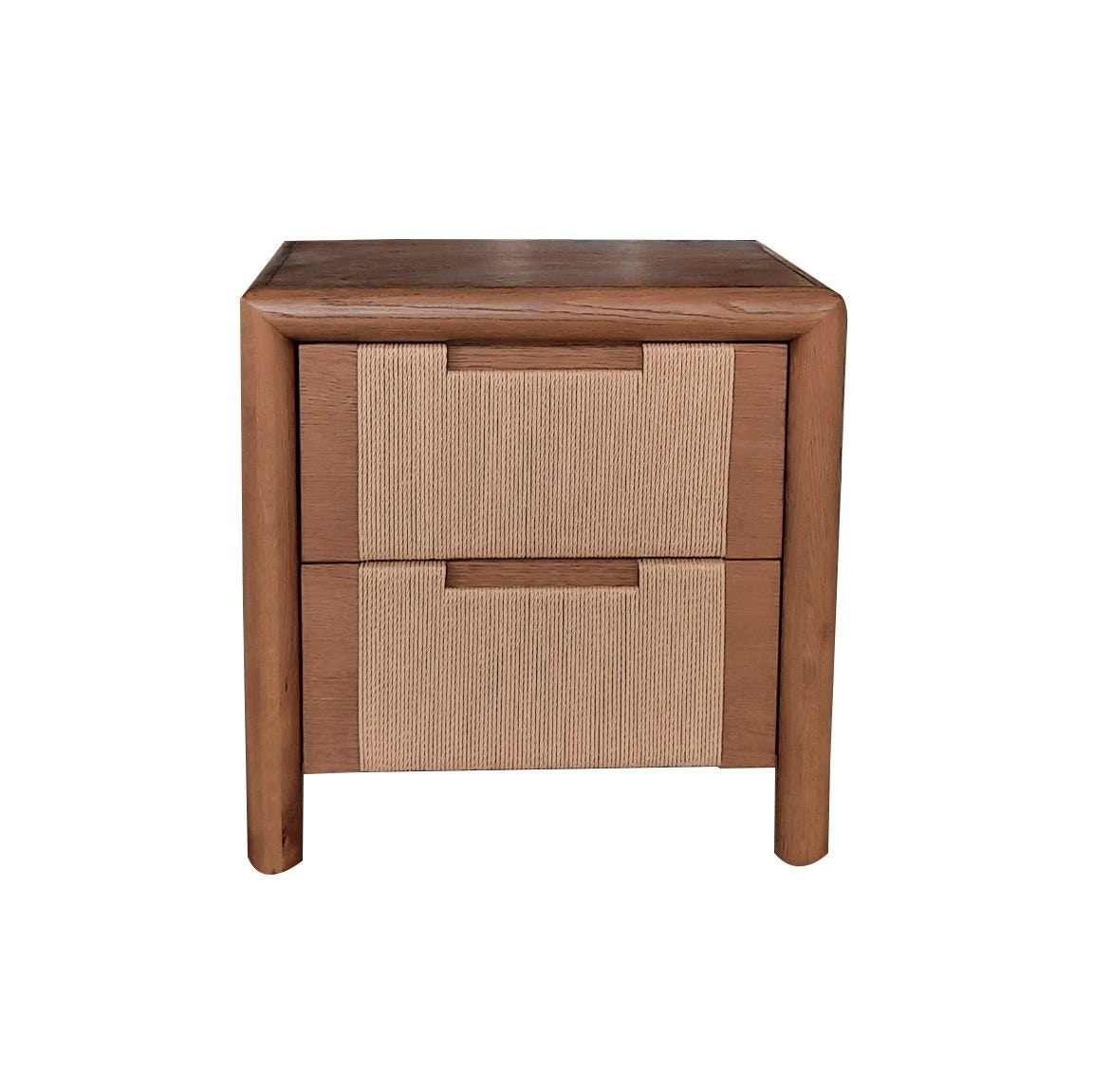 Classic Home Oak Wood 2 Drawer Nightstand 54003190