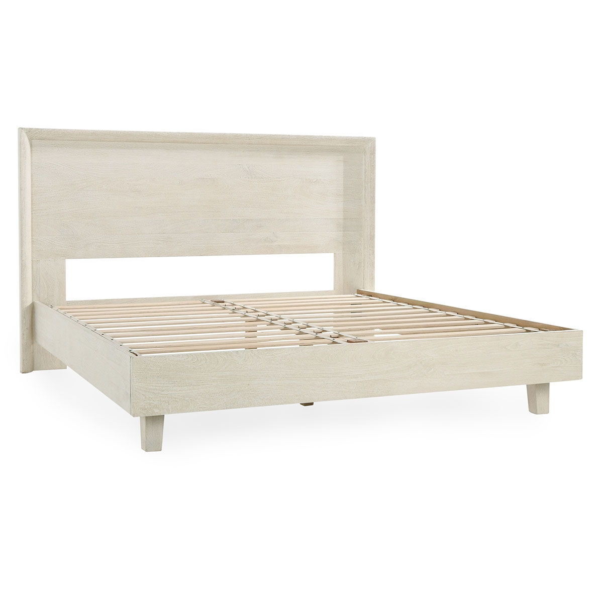 Classic Home Reece Mango Wood California King Bed - Thumbnail 4