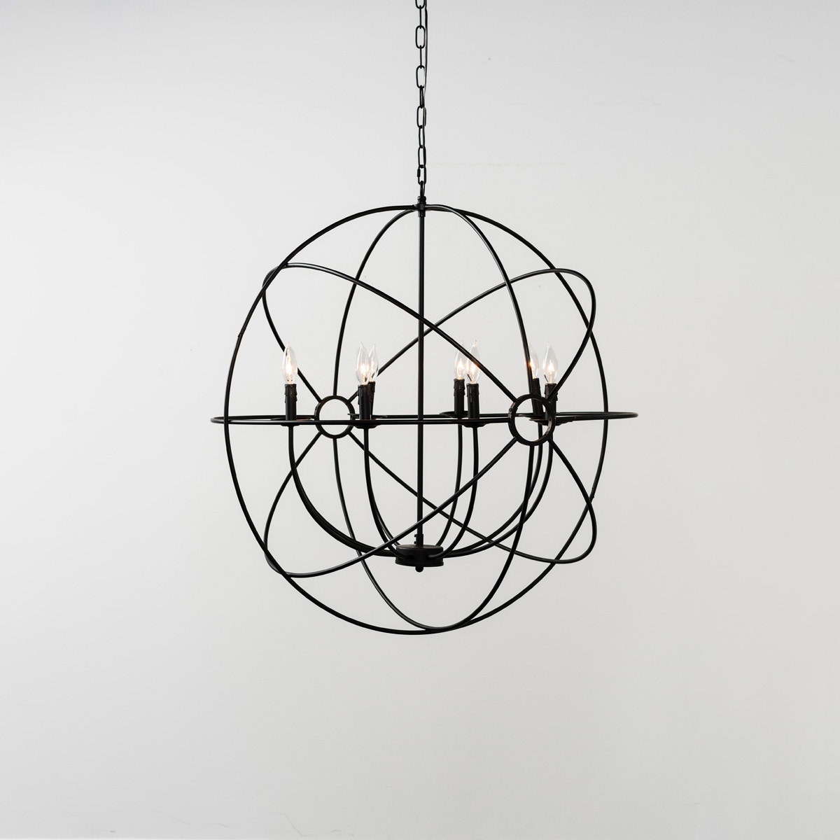 Classic Home Derince Iron Chandelier Large wBulb