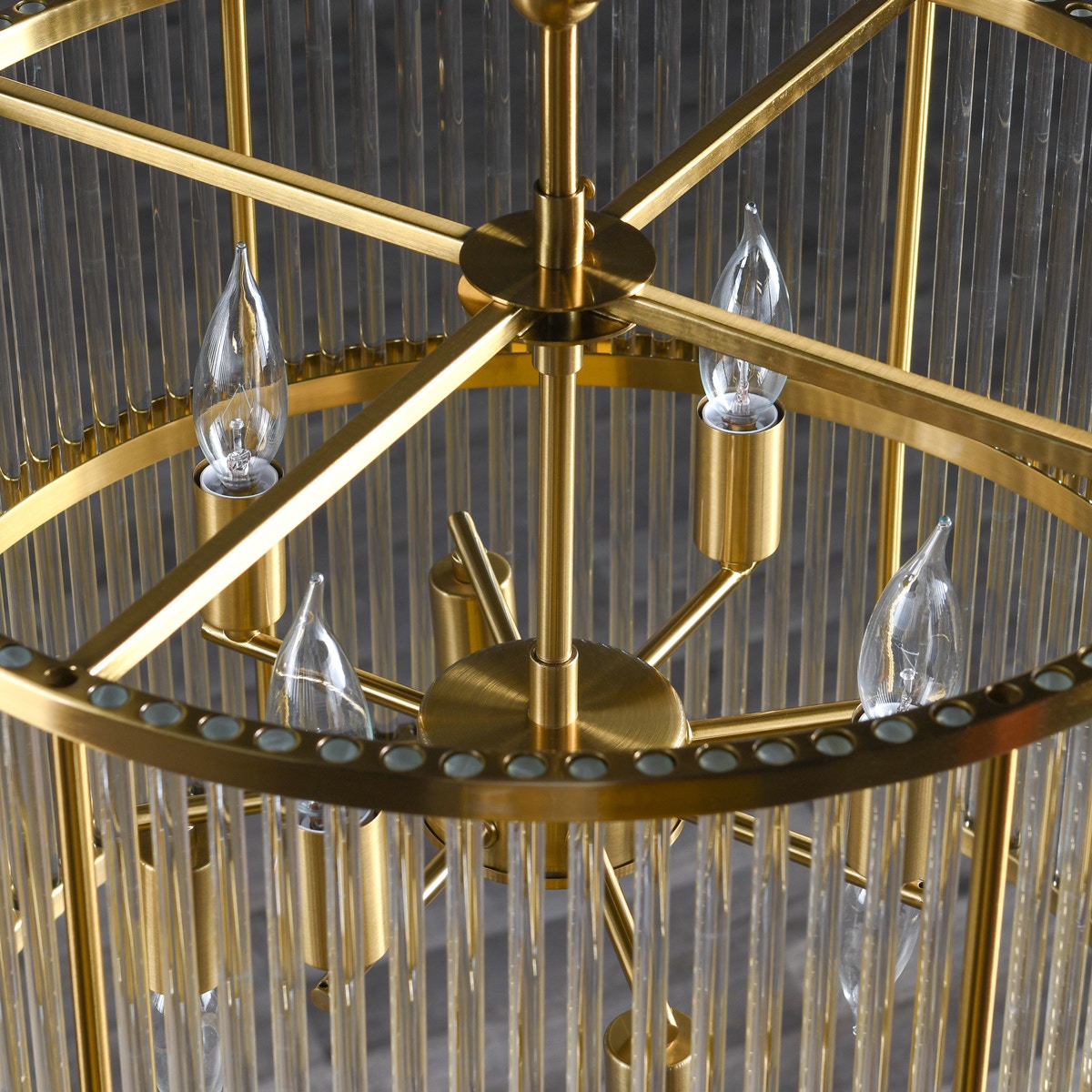 Classic Home Lucille Chandelier w/Bulb 56004211L - Thumbnail 4