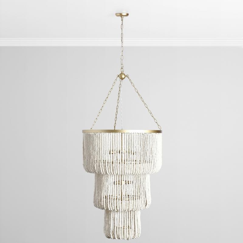 Classic Home Amanda Beaded Chandelier - Thumbnail 2