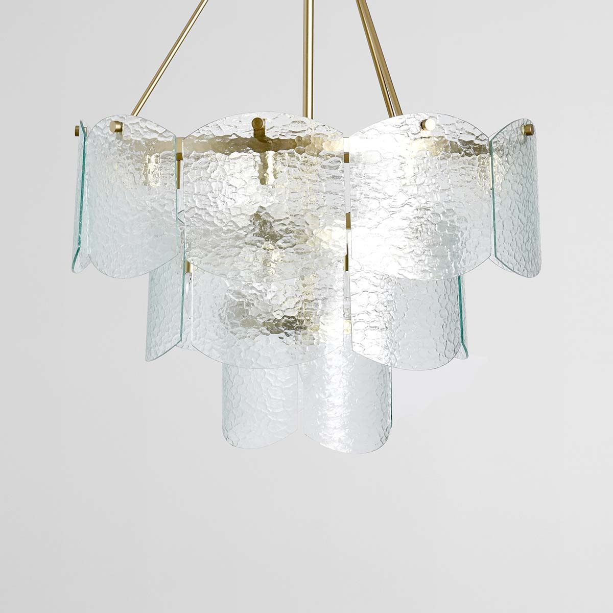 Classic Home Theresa 16-Light Glass Chandelier - Thumbnail 3