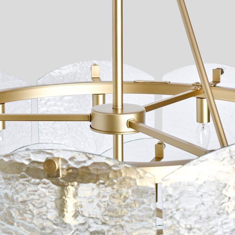 Classic Home Theresa 16-Light Glass Chandelier - Thumbnail 5