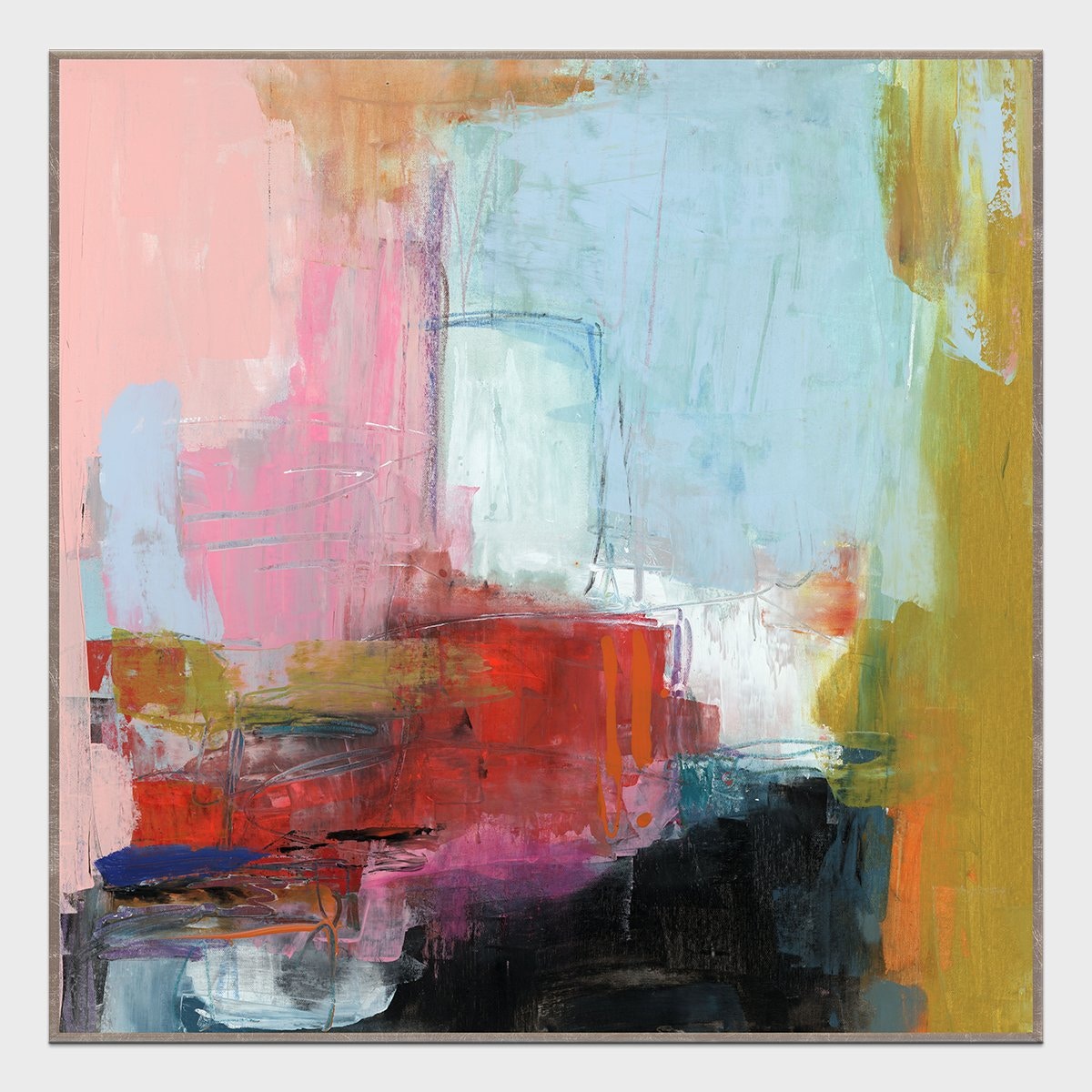 Classic Home Happy Day Canvas Art 48x48 560075144848C