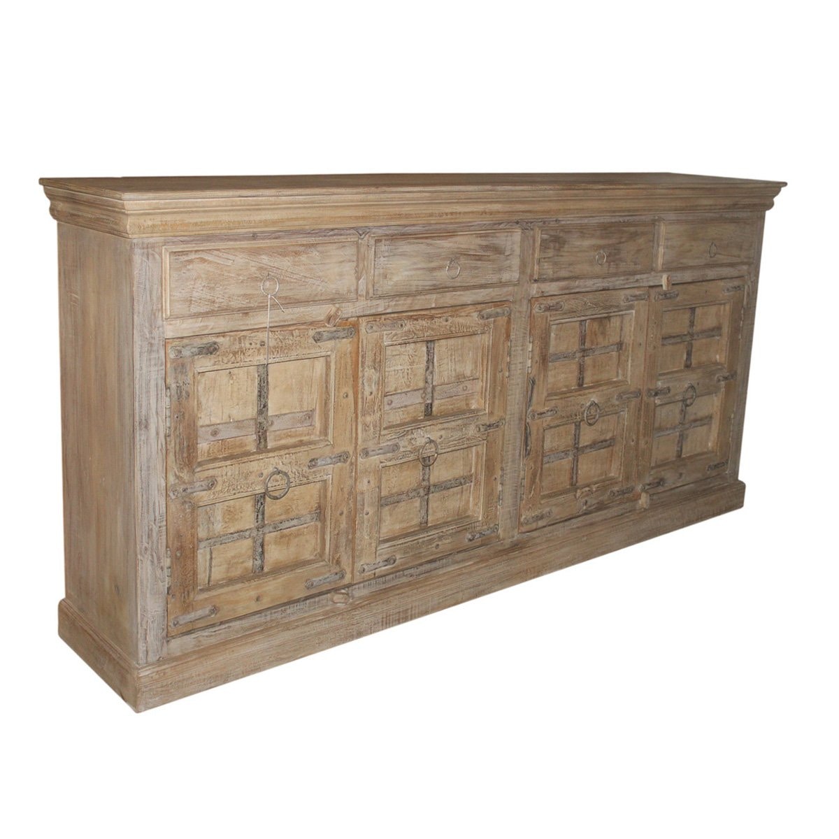 Classic Home Wood 2 Double Door Cabinet - Thumbnail 4
