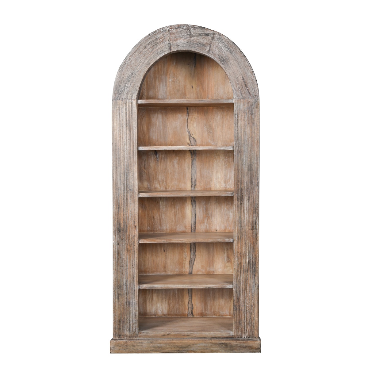 Classic Home 82'' Tall Arch Bookcase - Thumbnail 2