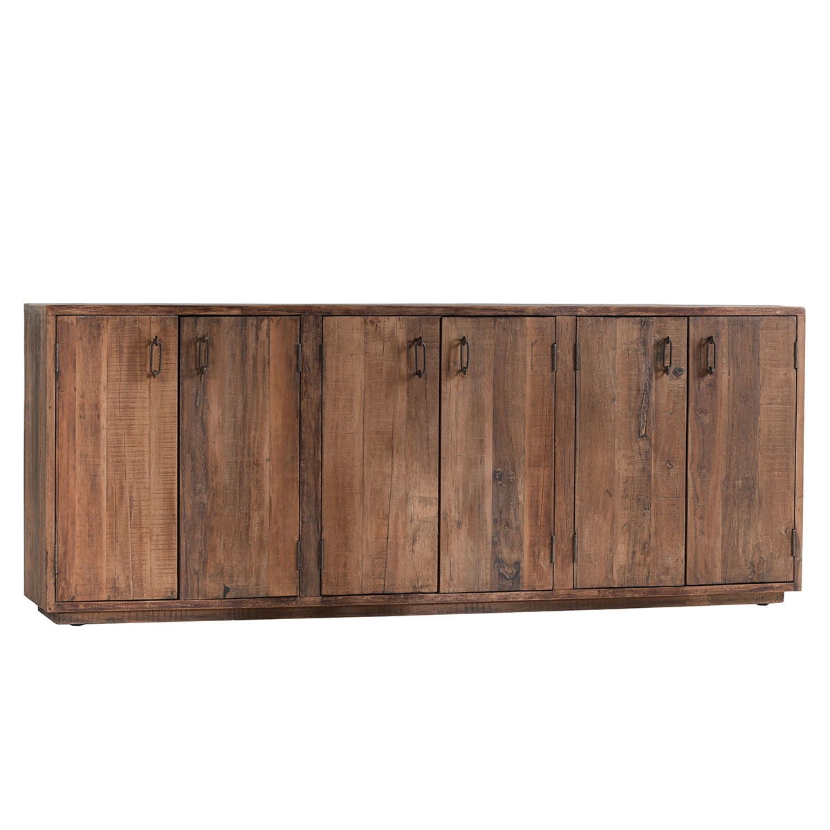 Classic Home Willmark 6-Door Reclaimed Pine Wood Sideboard Buffet - Thumbnail 5