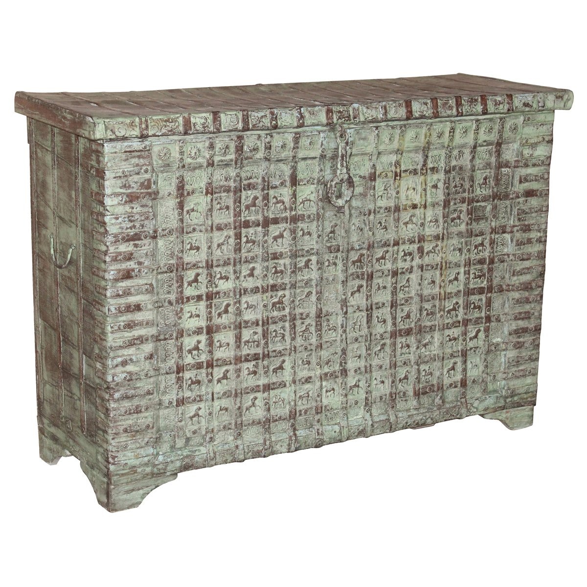 Classic Home 48'' Reclaimed Wood Trunk Console