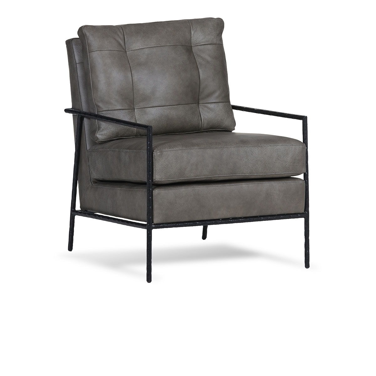 Classic Home Corbin Leather Stationary Accent Chair 60001A1WLLATCA