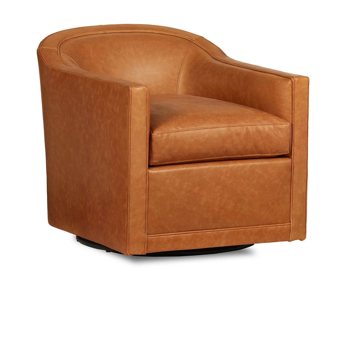 Classic Home Garza Swivel Leather Accent Chair 60001A4SLOSCOI