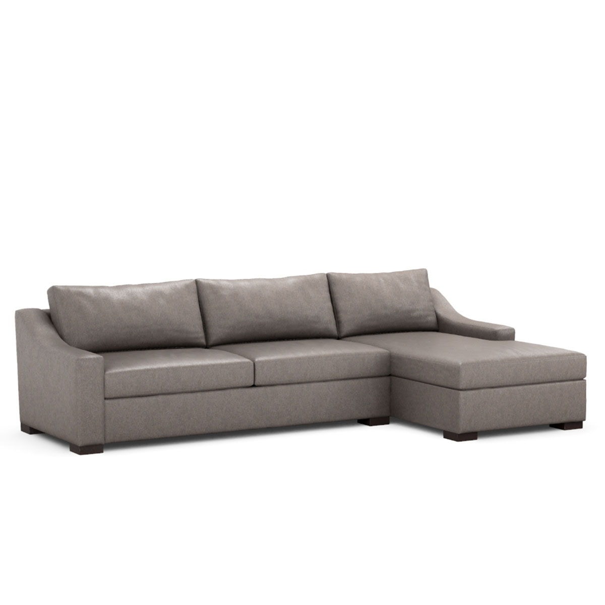 Classic Home Rivera Sofa With RAF Chaise Slope Arm Copenhagen Fabric 6RIV513SFCOLAT